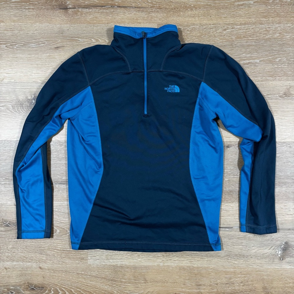 The North Face Men's Canyonlands 1/2 Zip Blue Size S Fleece Top